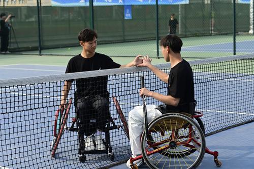 聚焦省残特奥会 | 网球比赛挥拍“kaiyun官方网站”(图3)